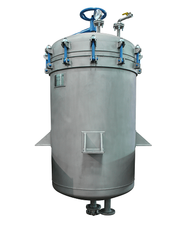 Polishing filter tank