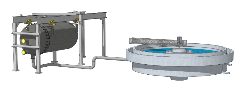 Wet Cake Discharge filter setup