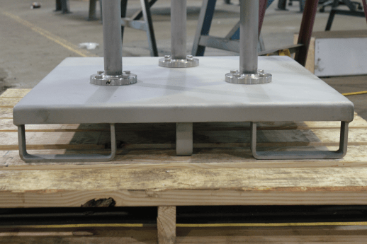 Forklift-Accessible Flat Base